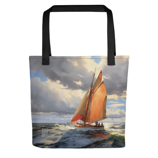 Sloop Running - Tote bag