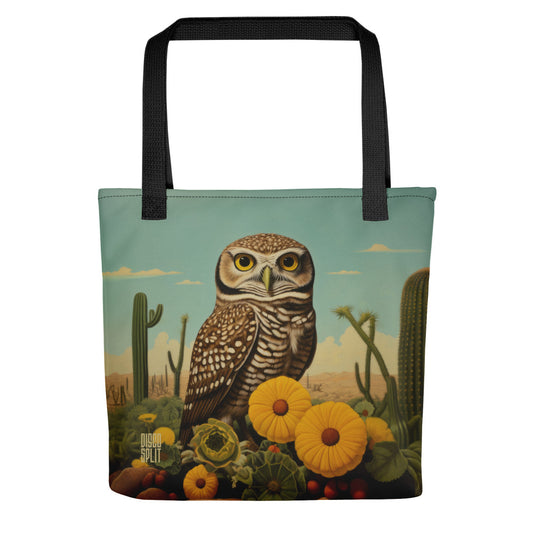 Floral Burrowing Owl - Tote bag